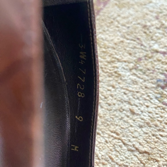 Stuart Weitzman Leather Pointed Toe Heels - Picture 3 of 4